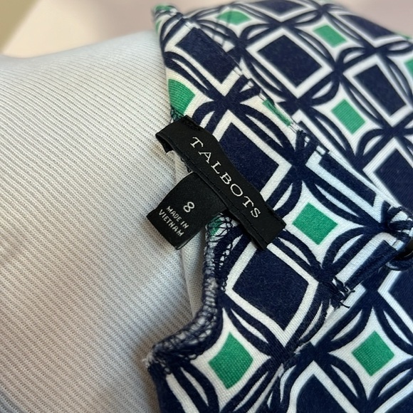 Talbots Classic 3/4 sleeve dress size 8 - Picture 6 of 9